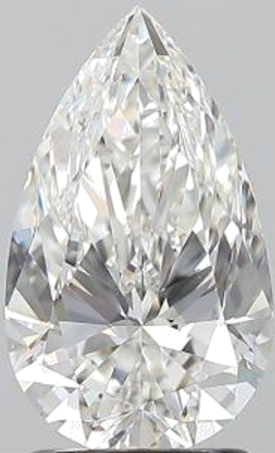 2.01 carat F-VS1 Natūralus Pear Deimantas (1)
