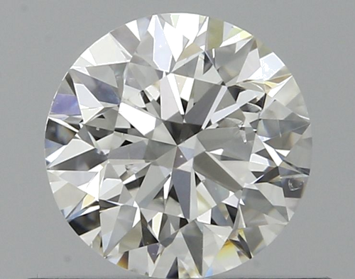 0.5 carat F-SI2 Excellent cut Natūralus Round Deimantas (1)