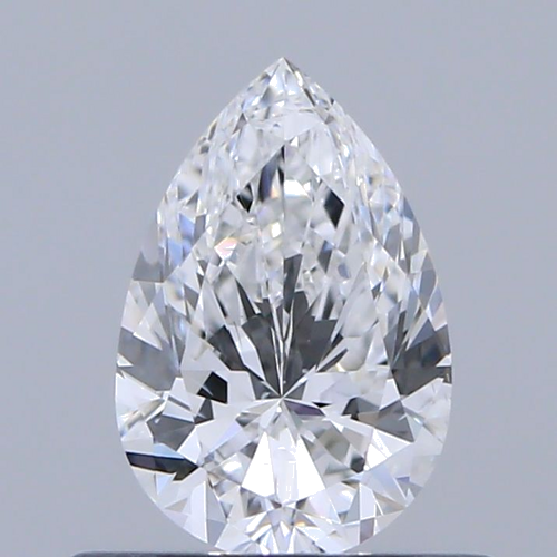 0.5 carat E-SI1 Natūralus Pear Deimantas (1)