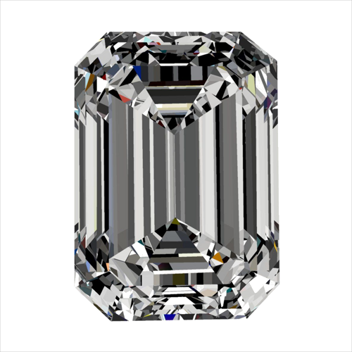 0.34 carat H-VVS1 Natūralus Emerald Deimantas (1)