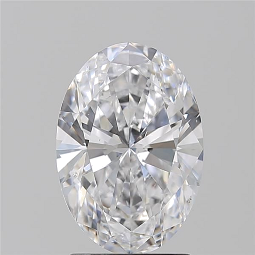 2.01 carat D-SI1 Natūralus Oval Deimantas (1)