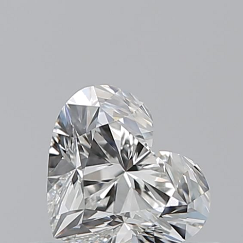 0.5 carat H-VVS2 Natūralus Heart Deimantas (1)