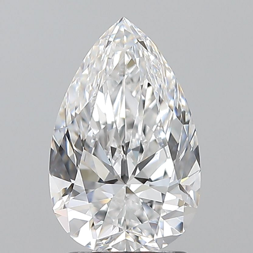 2.01 carat D-VS1 Natūralus Pear Deimantas (1)