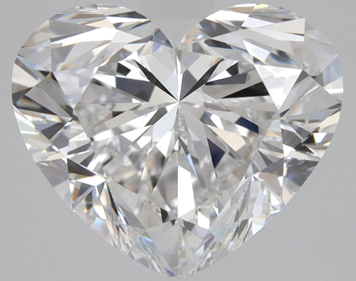 2.61 carat D-VVS2 Natūralus Heart Deimantas (1)