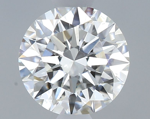 0.57 carat F-SI1 Excellent cut Natūralus Round Deimantas (1)