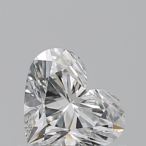 0.52 carat G-VVS1 Natūralus Heart Deimantas (1)