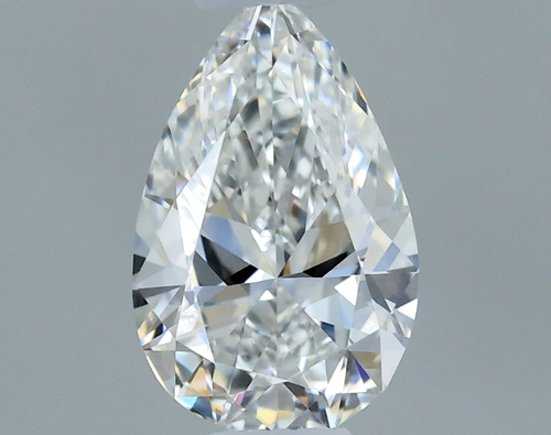 0.27 carat E-VVS1 Natūralus Pear Deimantas (1)
