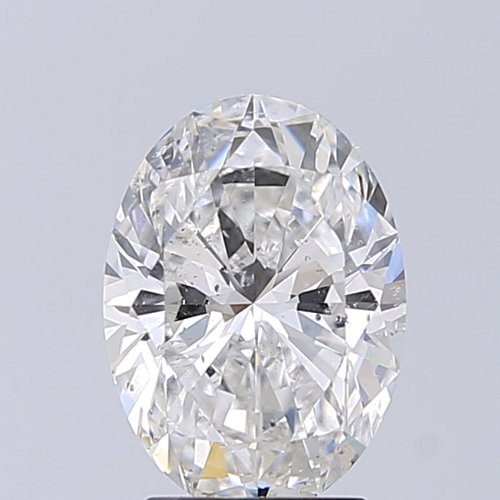 2.2 carat F-SI2 Natūralus Oval Deimantas (1)