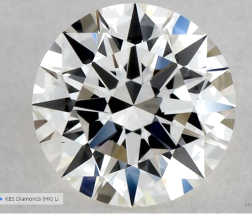 0.3 carat I-VVS1 Excellent cut Natūralus Round Deimantas (1)