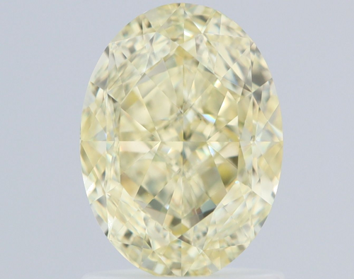 1.58 carat Fancy Light Yellow-VS1 Natūralus Oval Deimantas (1)