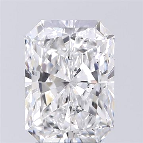 2.5 carat D-SI2 Natūralus Radiant Deimantas (1)