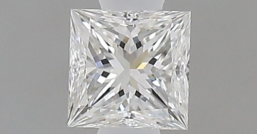 0.33 carat E-VVS2 Natūralus Princess Deimantas (1)