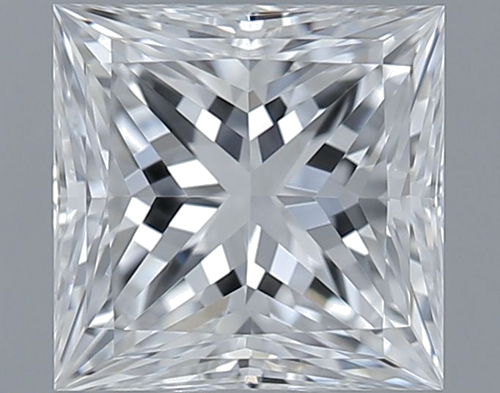 0.8 carat D-VVS2 Natūralus Princess Deimantas (1)