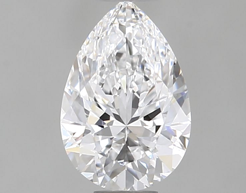 0.52 carat D-IF Natūralus Pear Deimantas (1)