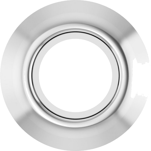 10K White 3.4 mm Round Bezel-Set Slide Pendant Mounting (1)