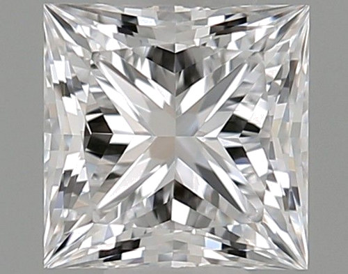 0.37 carat D-VVS1 Natūralus Princess Deimantas (1)
