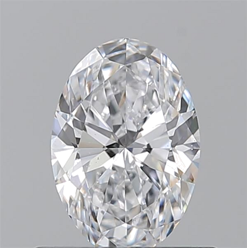 0.7 carat D-SI1 Natūralus Oval Deimantas (1)