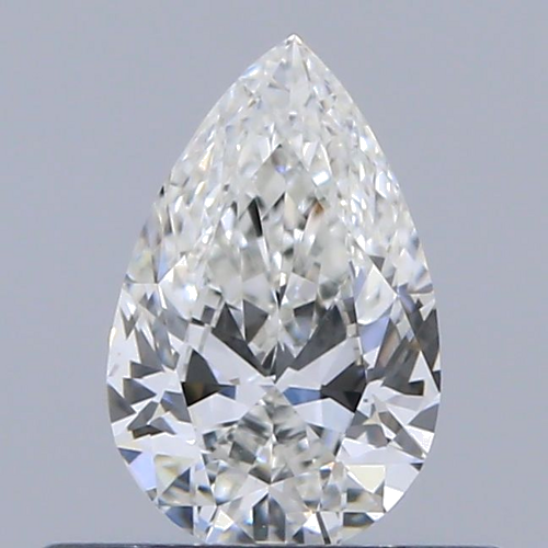 0.35 carat H-VVS2 Natūralus Pear Deimantas (1)