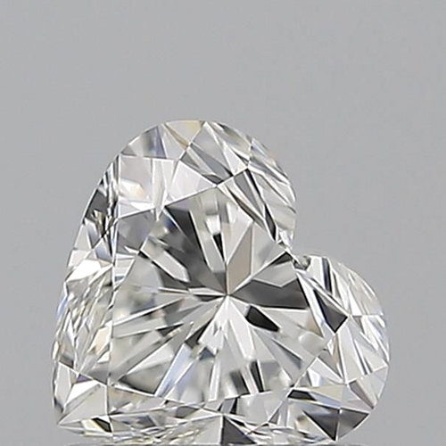 0.9 carat G-VVS2 Natūralus Heart Deimantas (1)