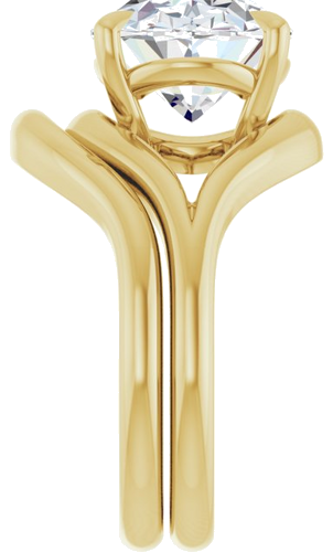 Sužadėtuvių Žiedas „Claw-Prong Solitaire“ 14k yellow gold Oval 14mm x 10mm (9)