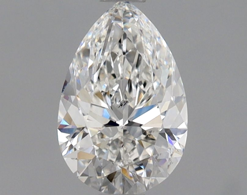 1.01 carat F-SI1 Natūralus Pear Deimantas (1)