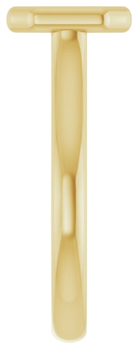 Sužadėtuvių Žiedas „Bezel-Set Solitaire“ 14k yellow gold Asscher 7mm (4)