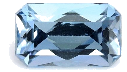 0.49 carat BLUE Radiant Aquamarine (1)