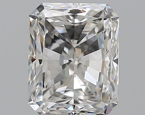 2.01 carat F-SI2 Natūralus Radiant Deimantas (1)