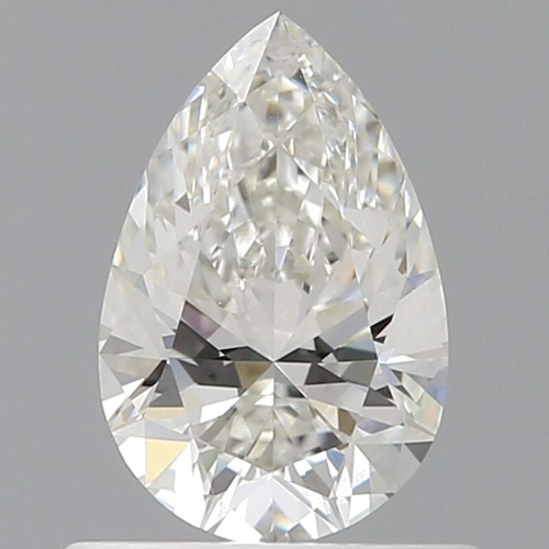 0.6 carat J-VVS2 Natūralus Pear Deimantas (1)