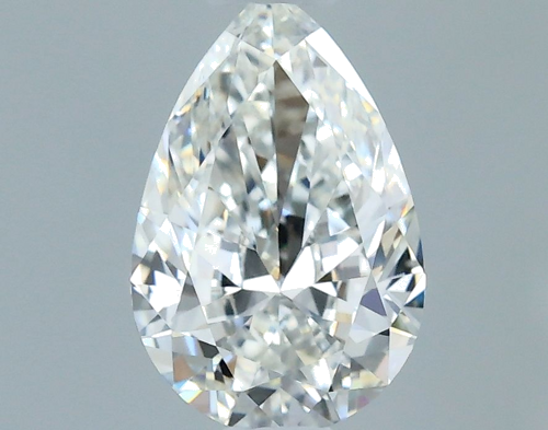 0.5 carat F-VS1 Natūralus Pear Deimantas (1)