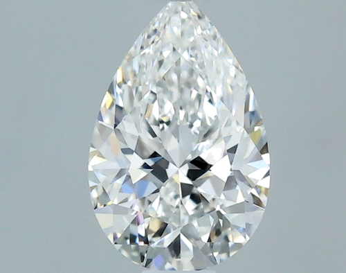 0.41 carat F-VVS1 Natūralus Pear Deimantas (1)