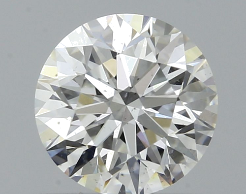 0.5 carat F-SI1 Excellent cut Natūralus Round Deimantas (1)