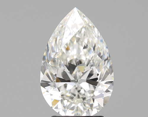 3.06 carat H-VS1 Natūralus Pear Deimantas (1)