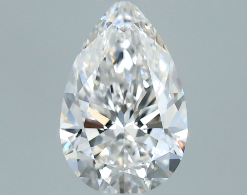 0.56 carat F-IF Natūralus Pear Deimantas (1)