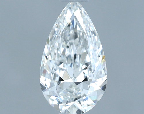 0.5 carat E-VS2 Natūralus Pear Deimantas (1)