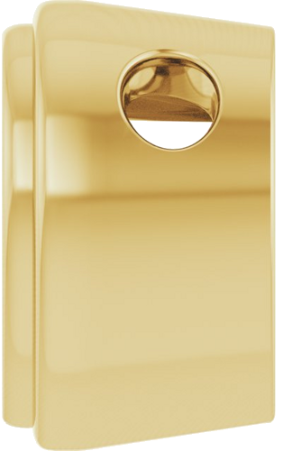Pakabukas „Bezel-Set Solitaire“ 18k yellow gold Heart 8mm (3)