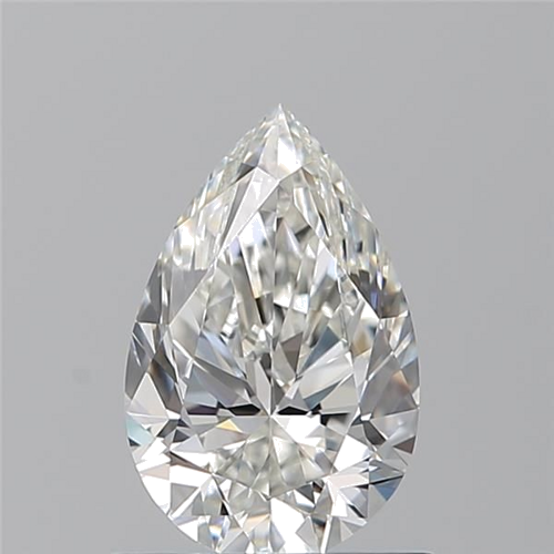 0.9 carat H-VVS1 Natūralus Pear Deimantas (1)