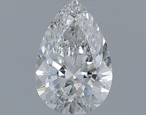 0.5 carat H-SI2 Natūralus Pear Deimantas (1)