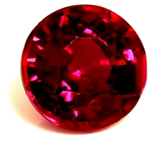 0.69 carat RED Round Rubinas (1)