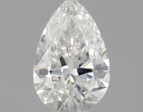 0.25 carat F-VVS2 Natūralus Pear Deimantas (1)