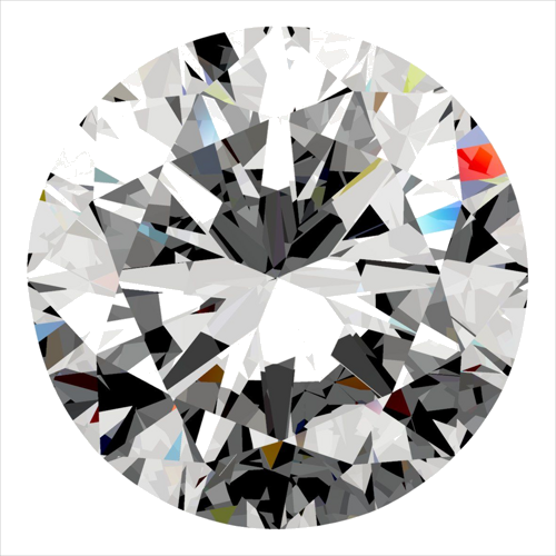 0.3 carat H-VVS2 Very Good cut Natūralus Round Deimantas (1)