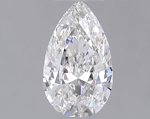 0.26 carat F-VVS1 Natūralus Pear Deimantas (1)