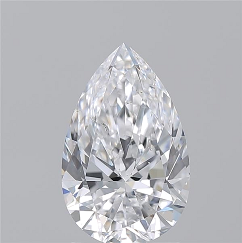 2.01 carat D-SI2 Natūralus Pear Deimantas (1)