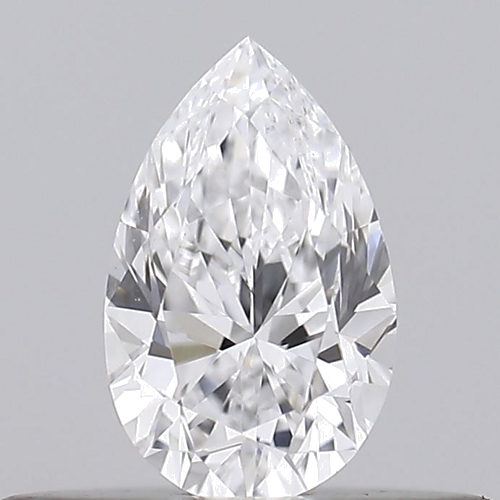 0.24 carat D-VS2 Natūralus Pear Deimantas (1)