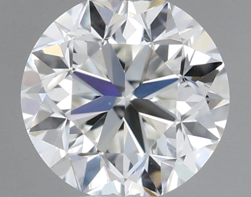 0.5 carat H-VVS1 GD cut Natūralus Round Deimantas (1)