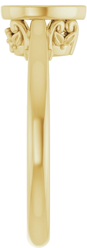 Sužadėtuvių Žiedas „Bezel-Set“ 14k yellow gold Pear 7mm x 5mm (4)