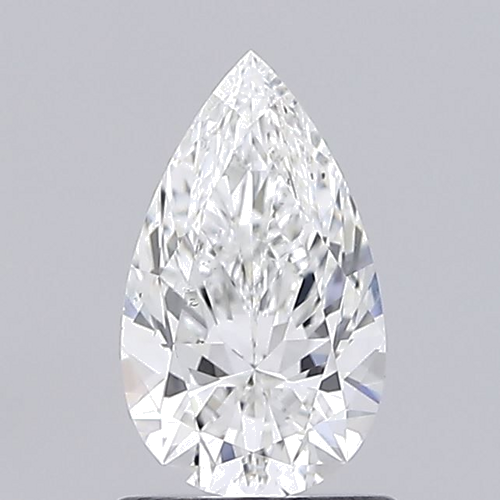 1.0 carat F-SI1 Natūralus Pear Deimantas (1)