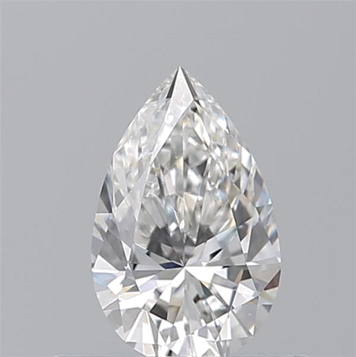 0.5 carat G-VVS2 Natūralus Pear Deimantas (1)