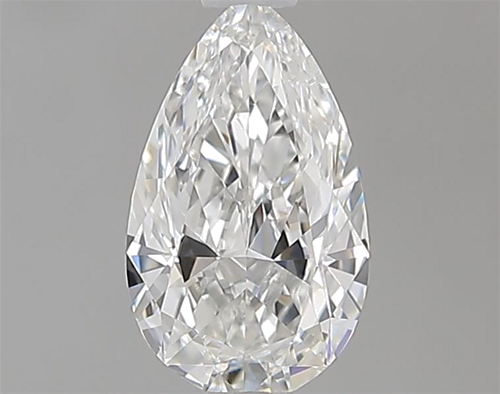0.6 carat F-VS1 Natūralus Pear Deimantas (1)