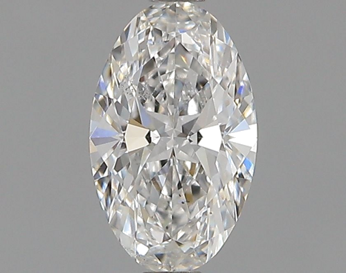 0.51 carat F-SI1 Natūralus Oval Deimantas (1)